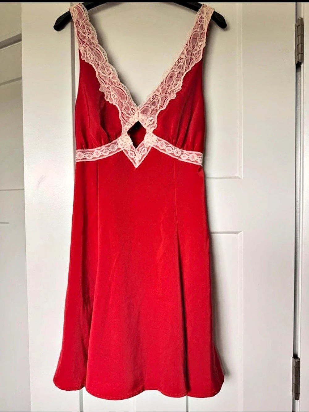 Wild Fable Red Lace Trim Slip XXS
